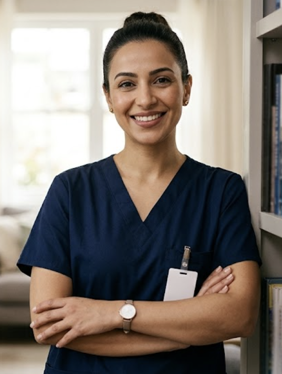Infirmière souriante